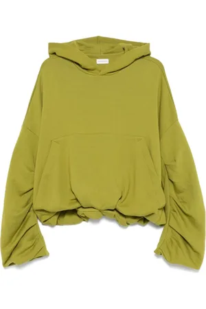 DRIES VAN NOTEN Dames, Sweatshirts & Hoodies, Groen, Maat: M Katoen