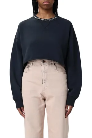 Golden Goose Dames, Sweatshirts & Hoodies, Zwart, Maat: S Katoen