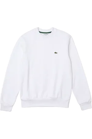 Lacoste Heren, Sweatshirts & Hoodies, Wit, Maat: 2XL Katoen