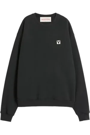 VALENTINO Heren, Sweatshirts & Hoodies, Zwart, Maat: XL Katoen