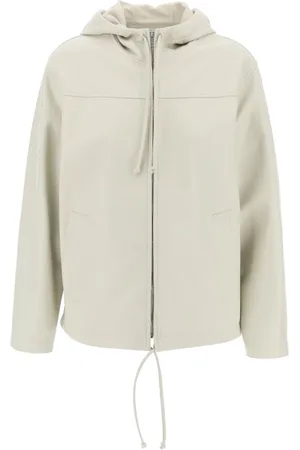Bottega Veneta Dames, Jassen, Wit, Maat: M Leer