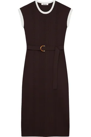 WALES BONNER Dames, Jurken, Bruin, Maat: XS Nylon