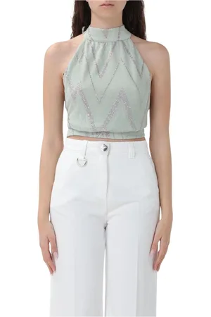 Liu Jo Dames, Tops, Groen, Maat: XS
