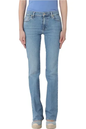 7 for all Mankind Dames, Jeans, Blauw, Maat: XS Katoen