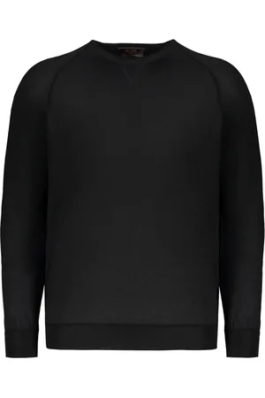 MOORER Heren, Truien, Zwart, Maat: 2XL Zijde