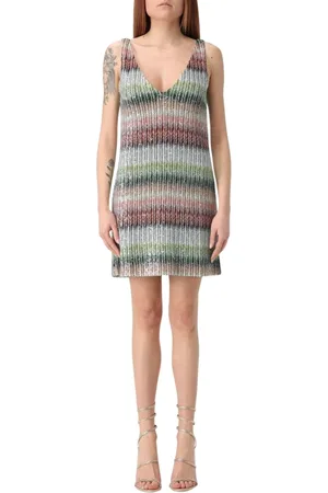 Missoni Dames, Jurken, Veelkleurig, Maat: S Poliester