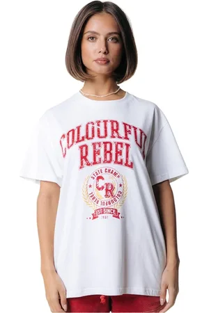 Colourful rebel Dames, Tops, Wit, Maat: L Katoen