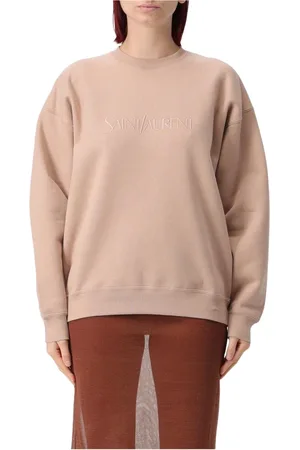 Saint Laurent Dames, Sweatshirts & Hoodies, Roze, Maat: M Katoen