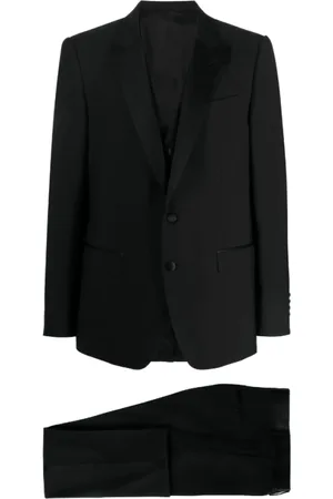 Dolce & Gabbana Heren, Pakken, Zwart, Maat: 2XL Wol