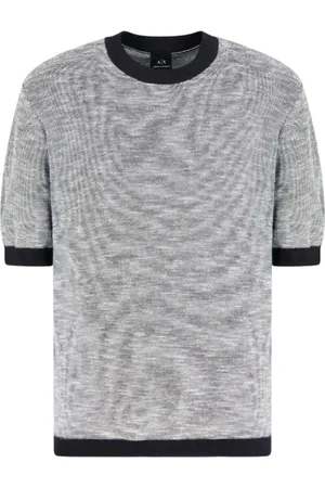 Armani Exchange Heren, Tops, Blauw, Maat: M Katoen