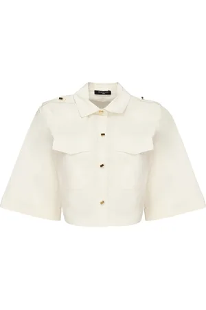 Guess Dames, Blouses & Shirts, Wit, Maat: M Katoen