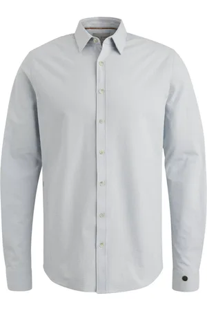 Cast Iron Heren, Overhemden, Blauw, Maat: S Jersey