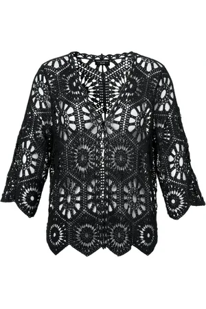 Via Appia Due Dames, Blouses & Shirts, Zwart, Maat: XL