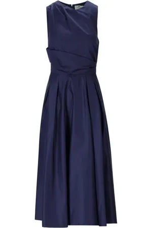 Elisabetta Franchi Dames, Jurken, Blauw, Maat: L Katoen