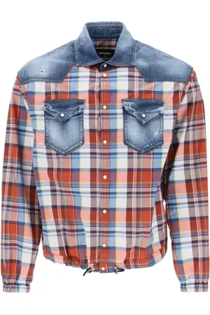 Dsquared2 Heren, Overhemden, Rood, Maat: M Katoen