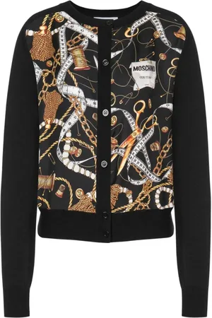 Moschino Dames, Truien, Veelkleurig, Maat: M Zijde