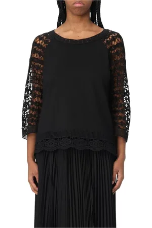 Twin-Set Dames, Tops, Zwart, Maat: XS