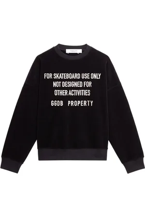 Golden Goose Heren, Sweatshirts & Hoodies, Zwart, Maat: M Katoen