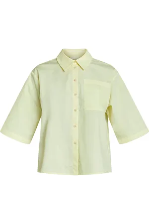 SisterS point Dames, Blouses & Shirts, Geel, Maat: S