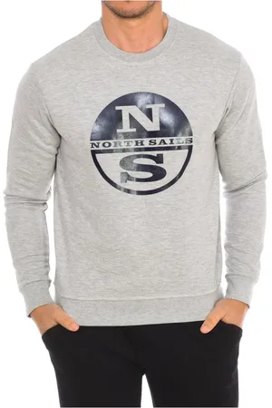 North Sails Heren, Sweatshirts & Hoodies, Grijs, Maat: M Nylon