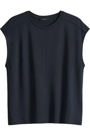 Opus Dames, Tops, Blauw, Maat: XL Poliester