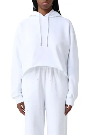 DISCLAIMER Dames, Sweatshirts & Hoodies, Wit, Maat: XS Katoen