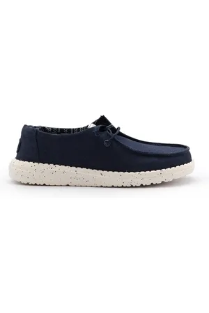 Hey dude Dames, Schoenen, Blauw, Maat: 36 EU Katoen