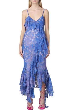The Attico Dames, Jurken, Blauw, Maat: XS