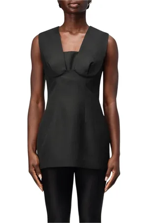 Sportmax Dames, Tops, Grijs, Maat: S Wol