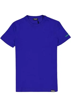 Dsquared2 Heren, Tops, Blauw, Maat: L Katoen