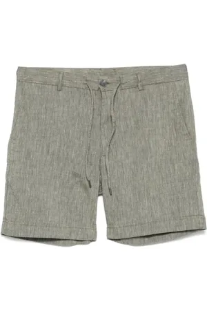 HUGO BOSS Heren, Korte broeken, Groen, Maat: 3XL Linnen