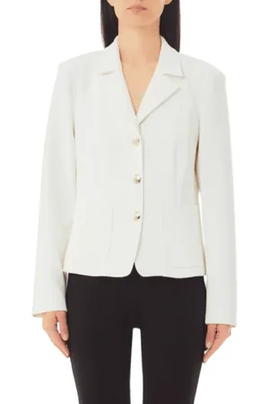 Liu Jo Dames, Jassen, Wit, Maat: S Viscose