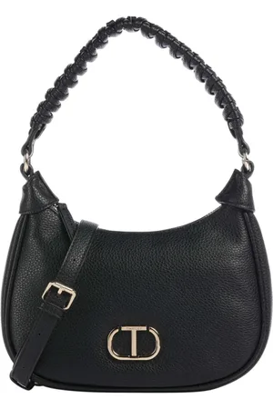 Twin-Set Dames, Tassen, Zwart, Maat: ONE Size Leer