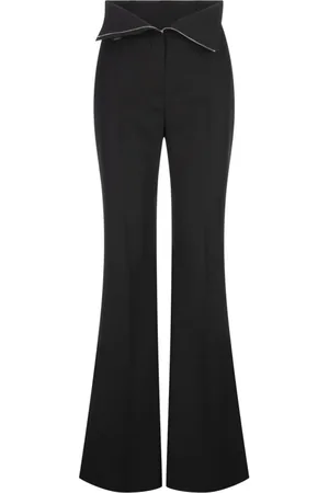 Alexander McQueen Dames, Broeken, Zwart, Maat: XS