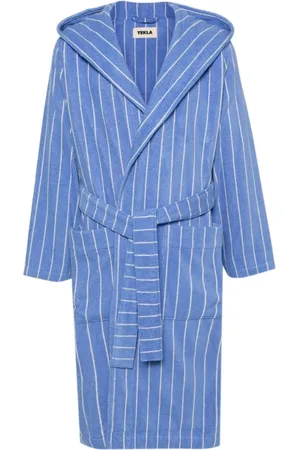 Tekla Dames, Nachtkleding & Lounge, Blauw, Maat: L Katoen