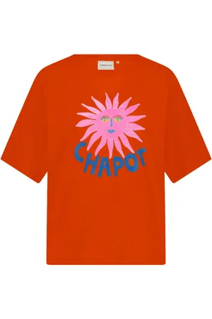 Fabienne Chapot Dames, Tops, Rood, Maat: XL Katoen