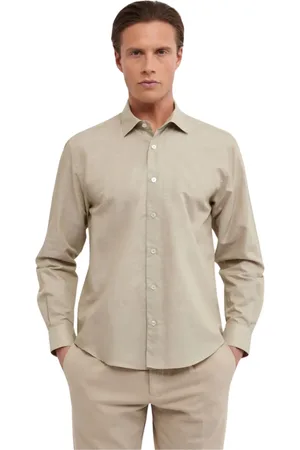 Xacus Heren, Overhemden, , Maat: XL Linnen