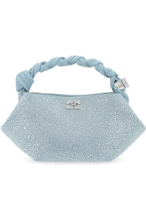 Ganni Dames, Tassen, Blauw, Maat: ONE Size Denim
