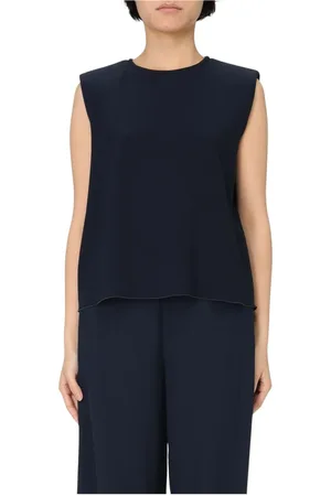 LIVIANA CONTI Dames, Tops, Blauw, Maat: M