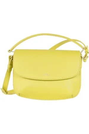 A.P.C. Dames, Tassen, Geel, Maat: ONE Size Leer