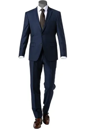 Roy Robson Heren, Pakken, Blauw, Maat: S Wol
