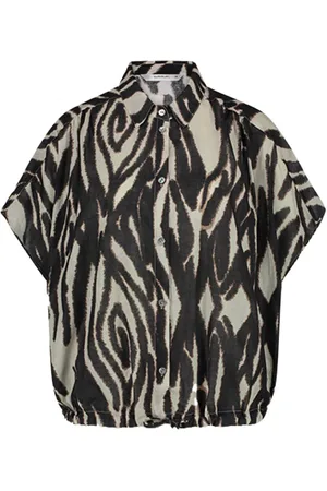 Summum Woman Dames, Blouses & Shirts, Veelkleurig, Maat: 2XL Katoen