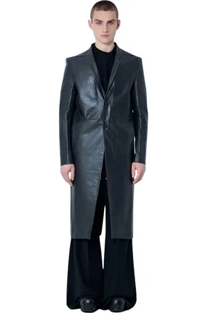 Rick Owens Heren, Mantels, Zwart, Maat: M Zijde