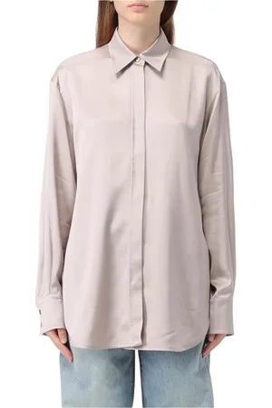 Golden Goose Dames, Blouses & Shirts, Roze, Maat: ONE Size Satijn