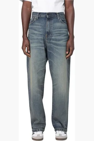 Carhartt Heren, Jeans, Blauw, Maat: W33 Denim