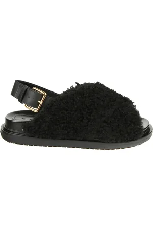 Marni Dames, Schoenen, Zwart, Maat: 40 EU Leer