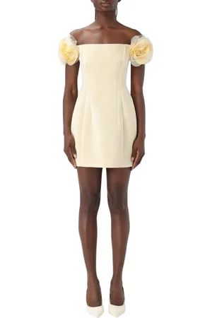 Elisabetta Franchi Dames, Jurken, Geel, Maat: L