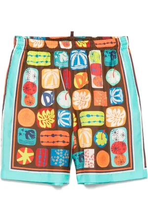 Dsquared2 Heren, Korte broeken, Veelkleurig, Maat: L