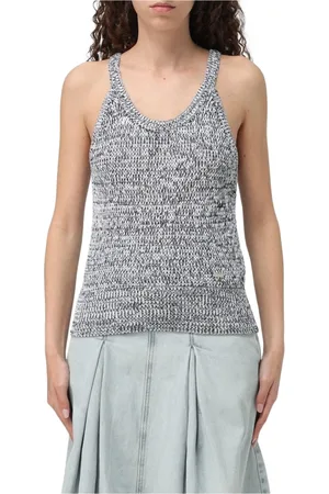Armani Exchange Dames, Tops, Blauw, Maat: XS Katoen