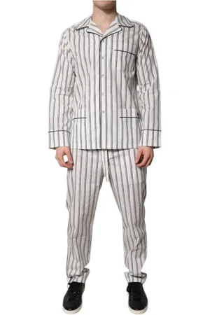 Dolce & Gabbana Heren, Nachtkleding & Lounge, Wit, Maat: S Katoen